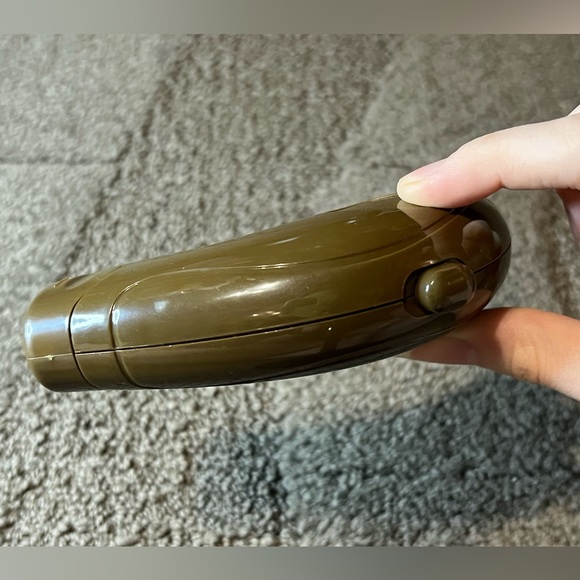 Brown Mini Small Hand Mixer Single Whisk Cooking Baking Cute Battery Powered - Picture 3 of 7